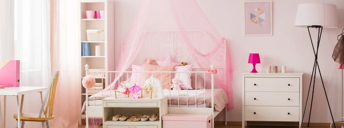 Pokój dla małej księżniczki, czyli jak urządzić pokój dziewczynki