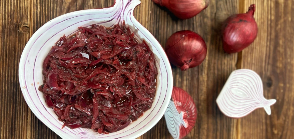 Konfitura z czerwonej cebuli