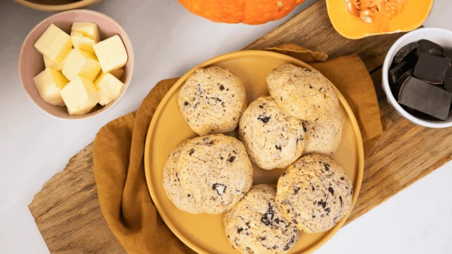 Chocolate Chip Cookies z dynią