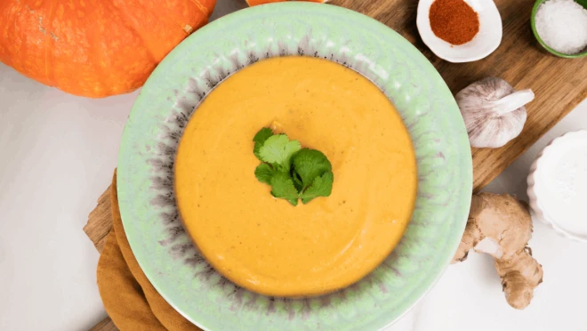 Krem z dyni w stylu azjatyckim według Mateusza Gesslera