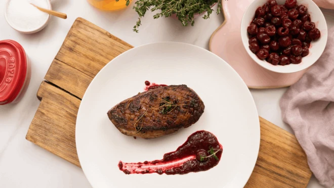 Kaczka z sosem wiśniowym według Mateusza Gesslera