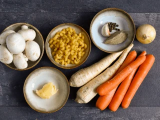 warzywa na zupę pieczarkową