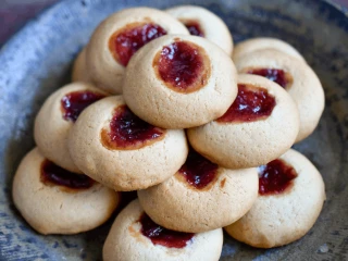 ciasteczka maślane z marmoladą