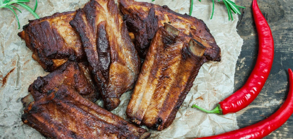 Żeberka bbq