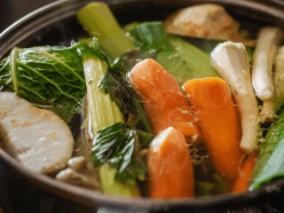 Ugotowane warzywa w garnku