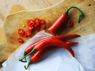 Pokrojona papryczka chili