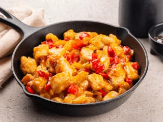 Kurczak curry z ananasem