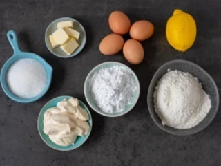 Składniki na babkę majonezową