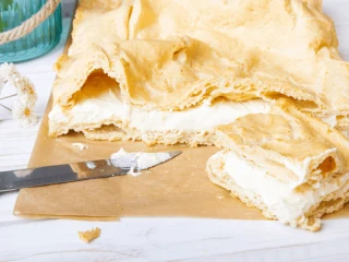 Karpatka na papierze do pieczenia