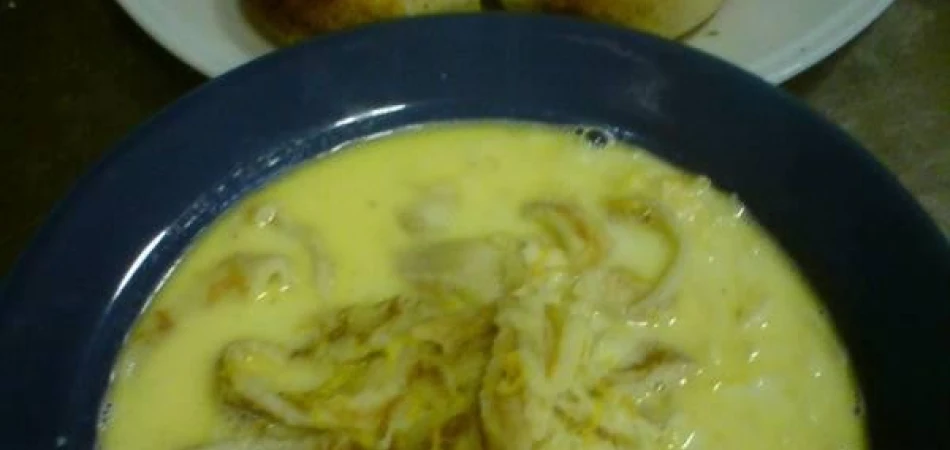 Zupa mleczna z makaronem naleśnikowym