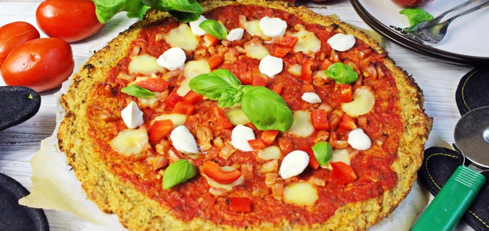 Dietetyczna pizza z kalafiora 
