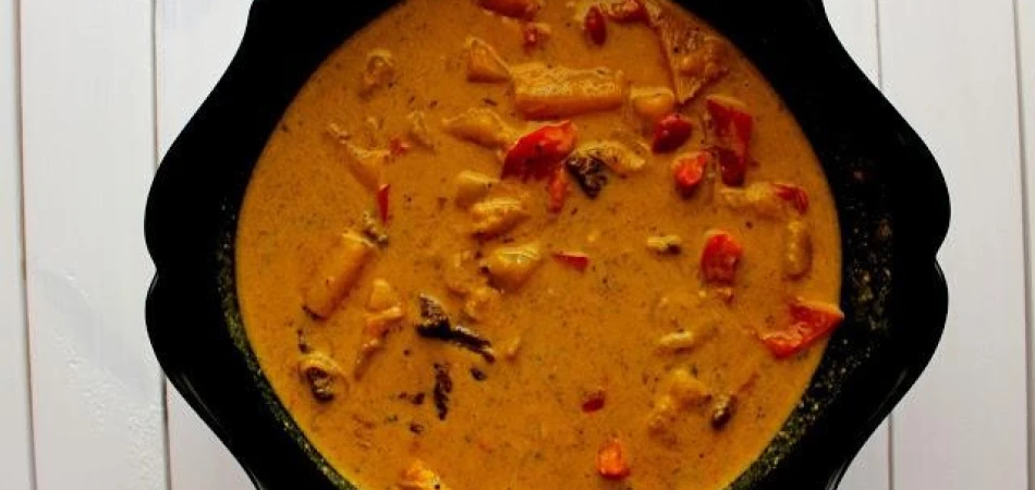 Wołowina w żółtym curry 