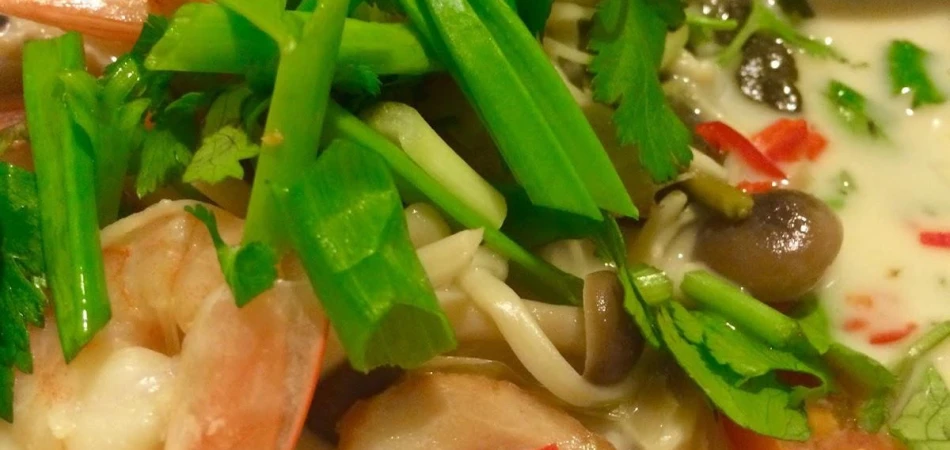 Tom Kha – tajska zupa z krewetkami