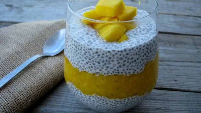 Pudding chia z mango