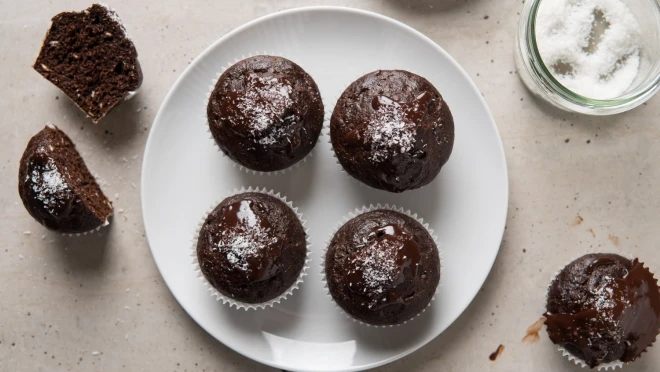 Kokosowo-czekoladowe fit muffinki