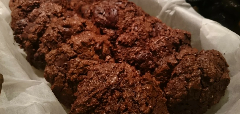 Ciasteczka mocno czekoladowe