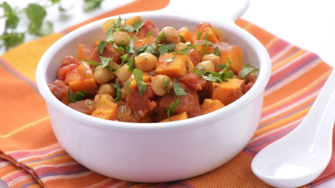 Curry warzywne z batatami