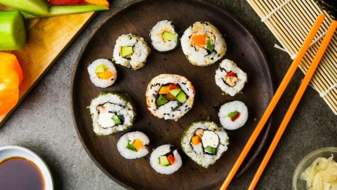 Wegetariańskie sushi