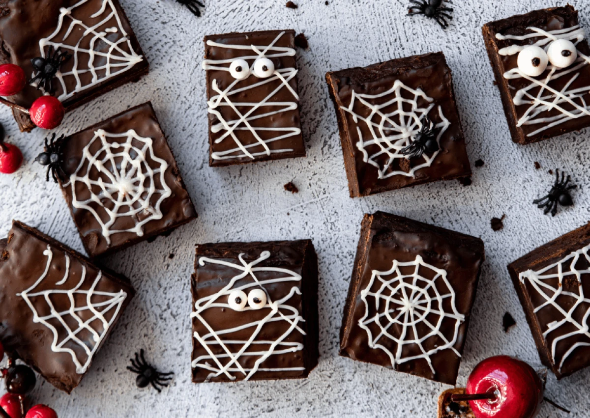 Halloweenowe brownie