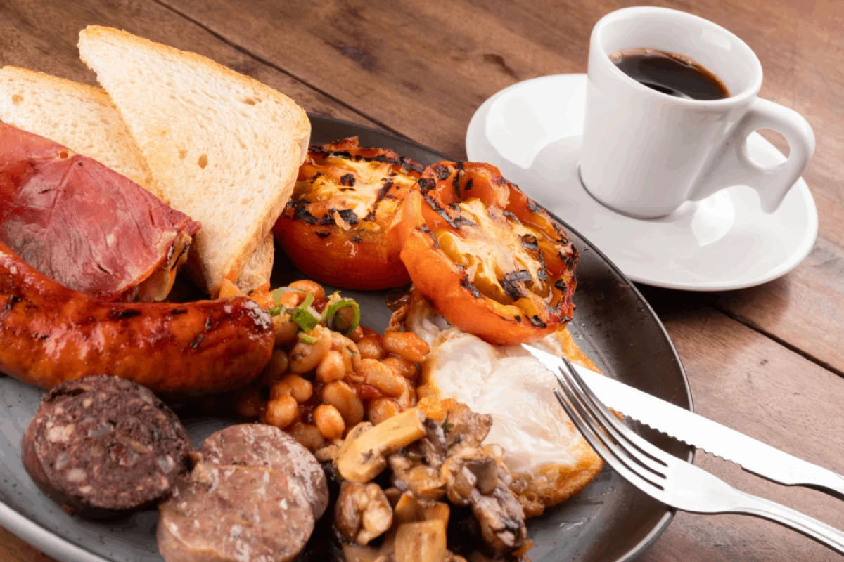 Klasyczne angielskie śniadanie