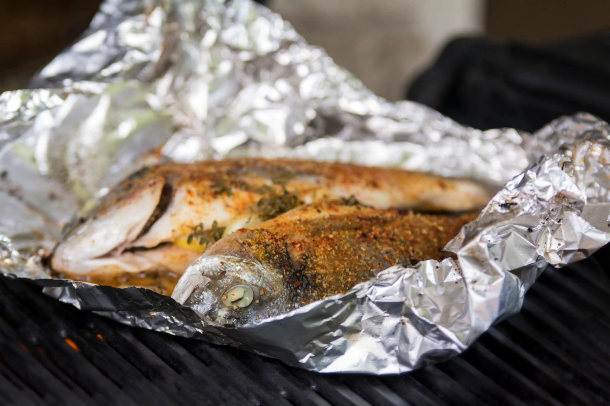 Ryba grillowana w folii aluminiowej