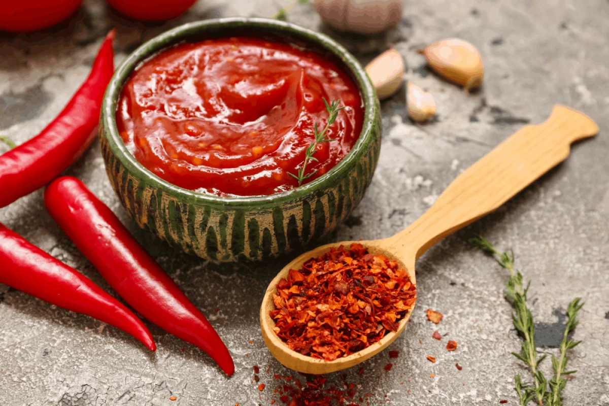 Sos meksykański w zielonej misce