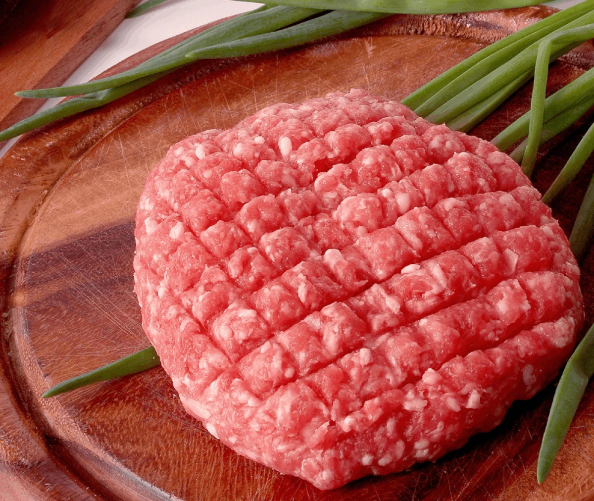 mięso uformowane w burgera