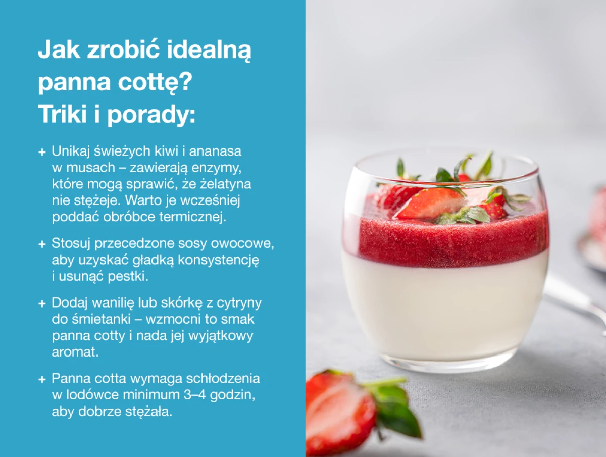Triki i porady na idealną panna cottę