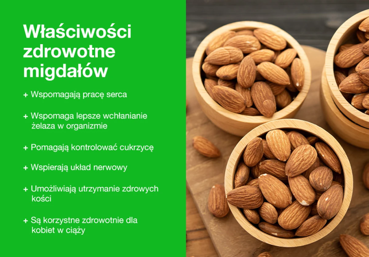 Właściwości zdrowotne migdałów