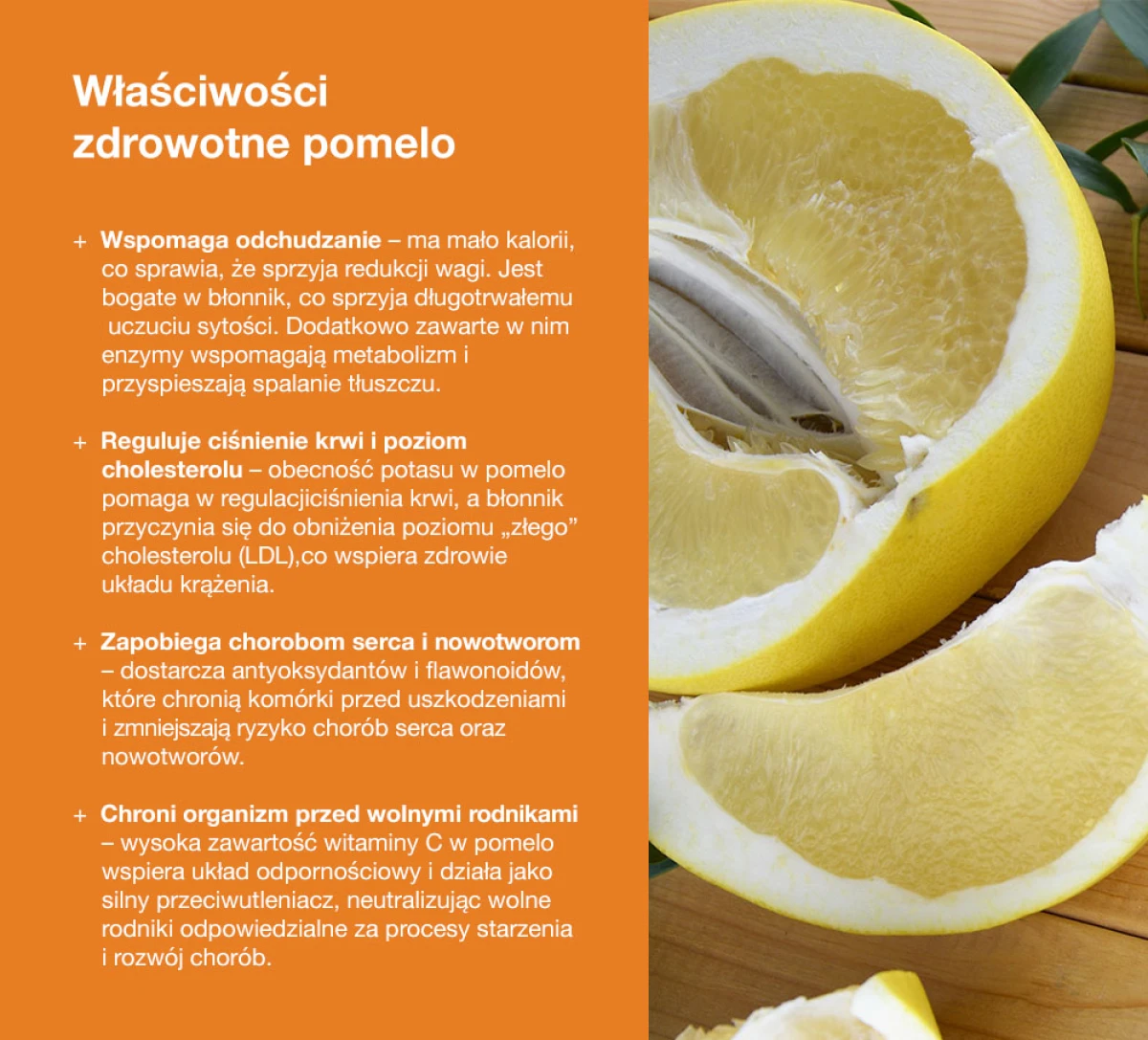 Właściwości zdrowotne pomelo