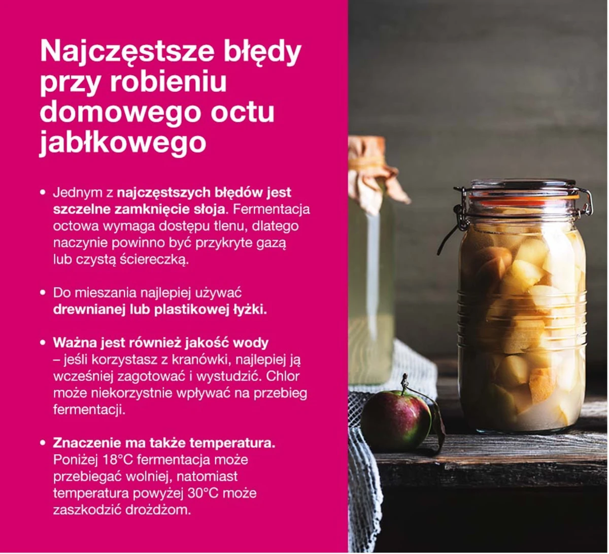 ocet jabłkowy infografika