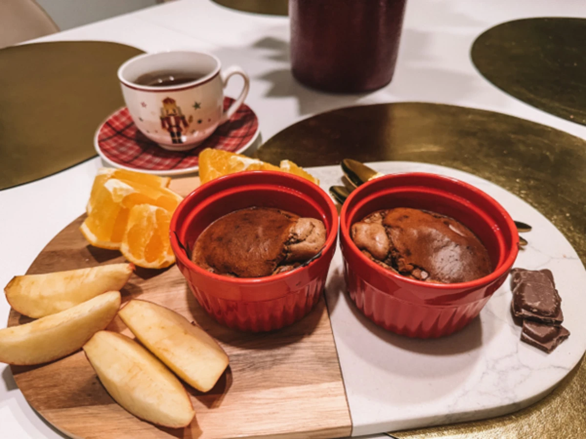 proteinowy deser czekoladowy