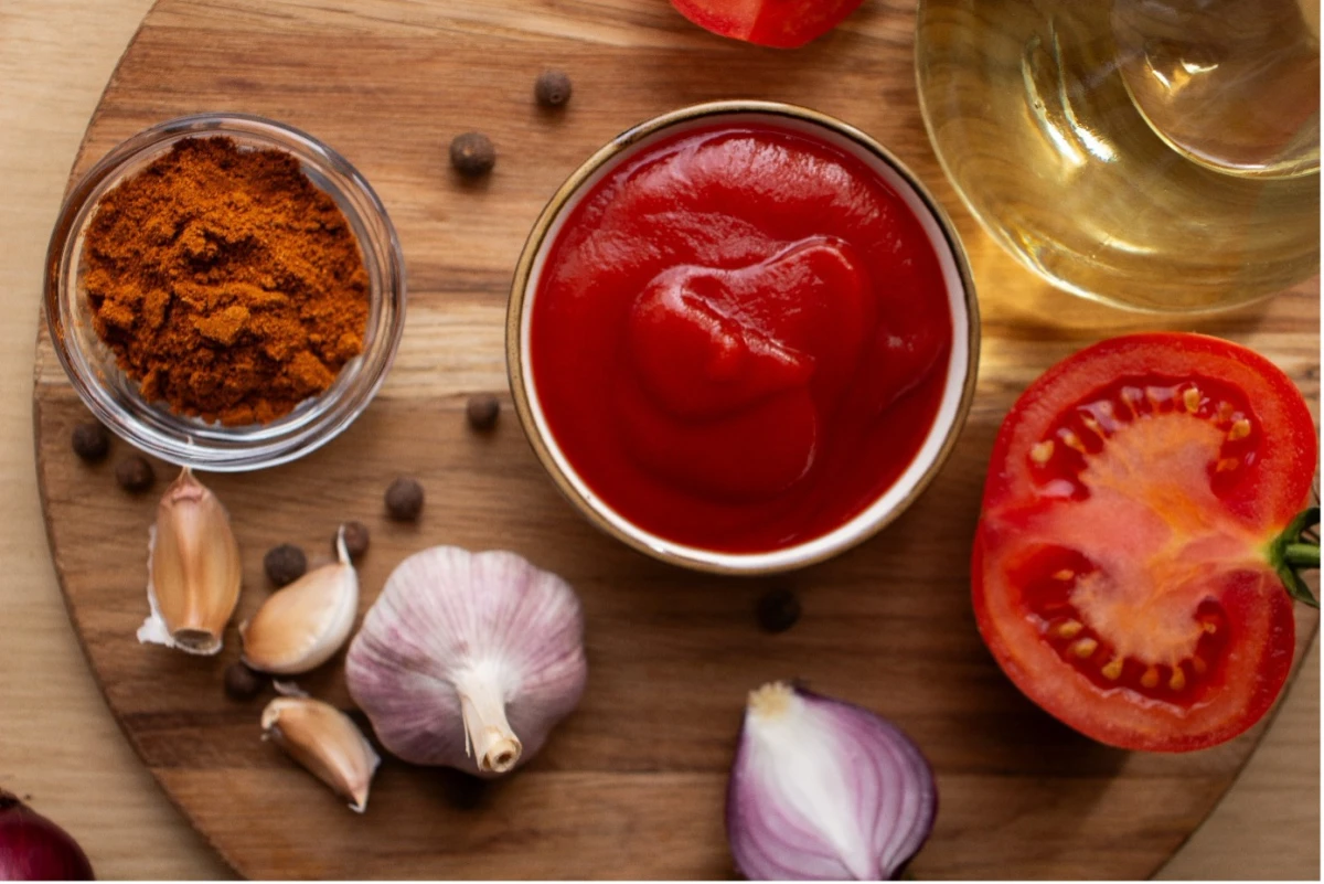 składniki na domowy ketchup