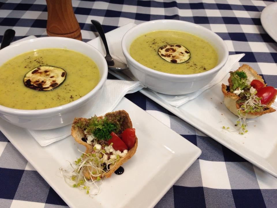 Zupa krem z grillowanej cukinii