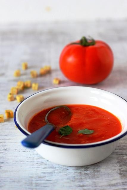 Krem ze świeżych pomidorów