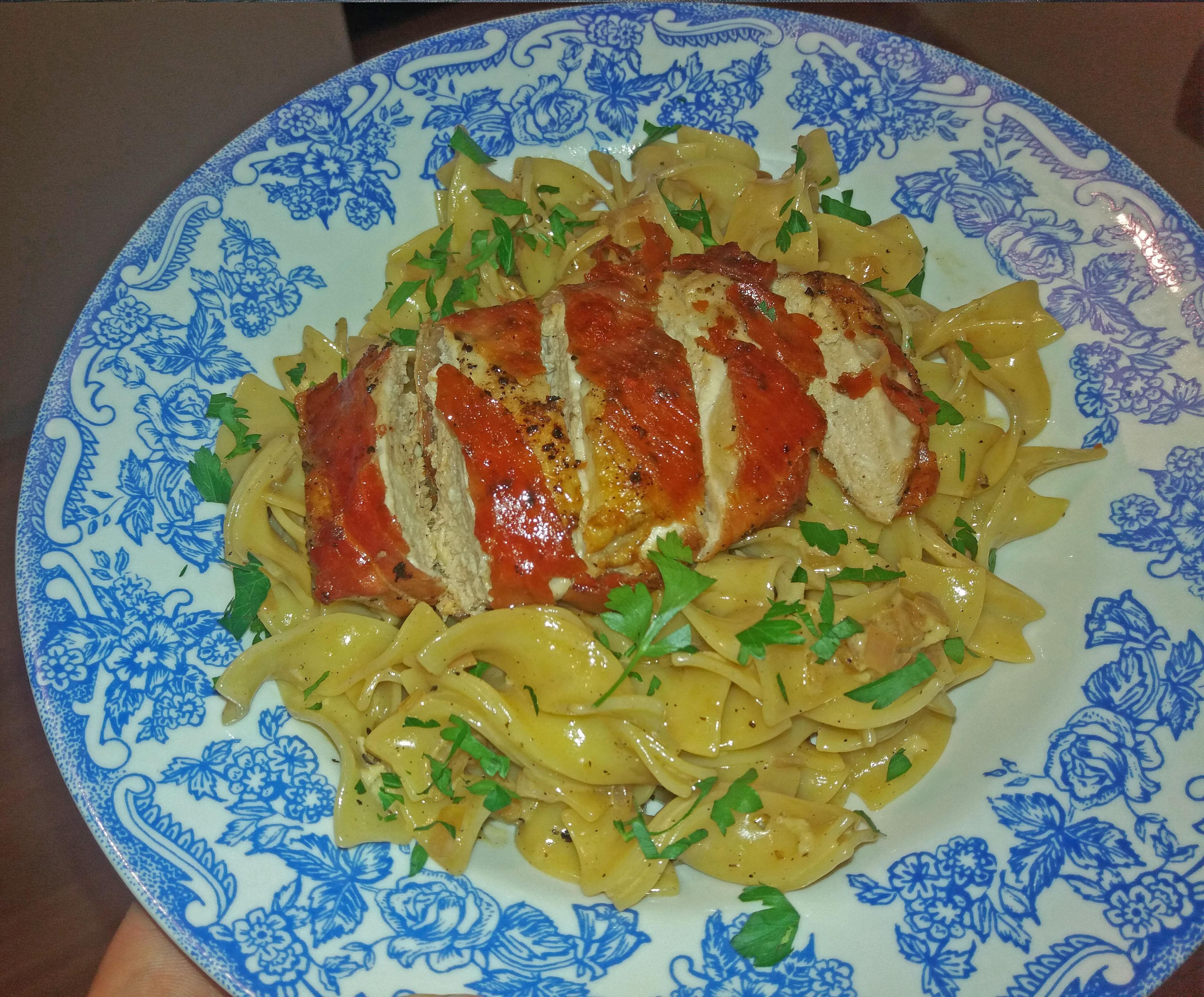 Tagliatelle  z perliczki