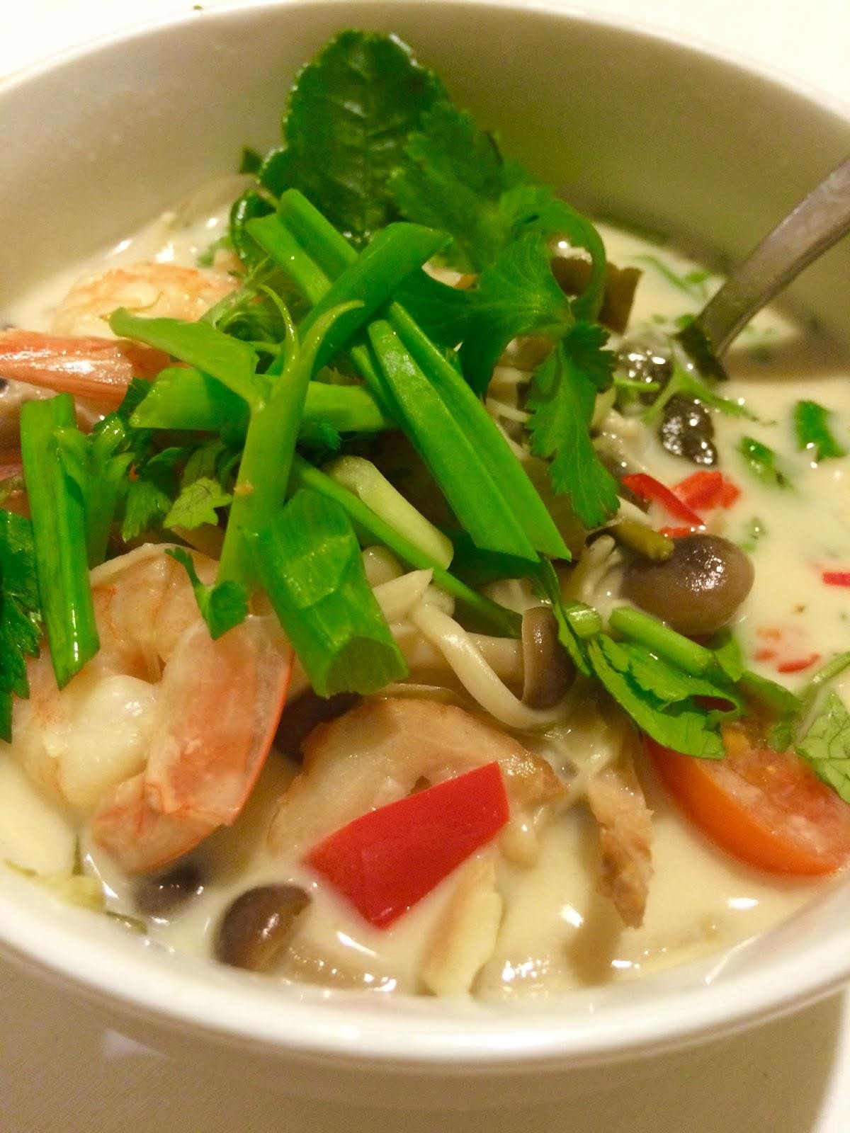 Tom Kha – tajska zupa z krewetkami