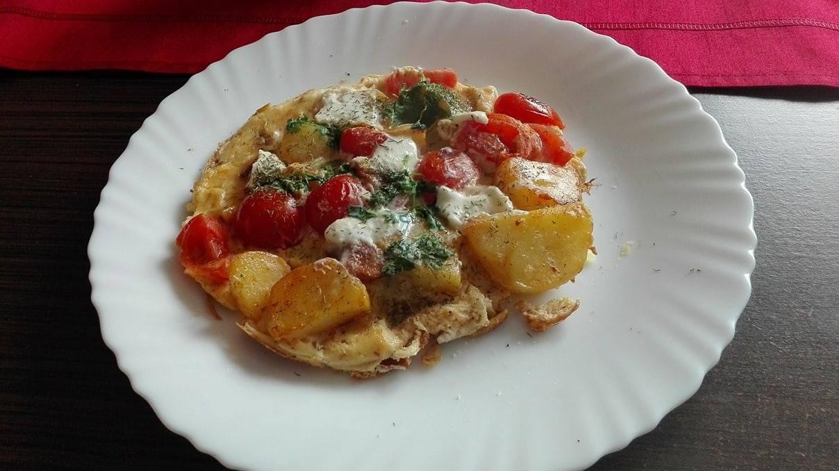 Frittata z pomidorami