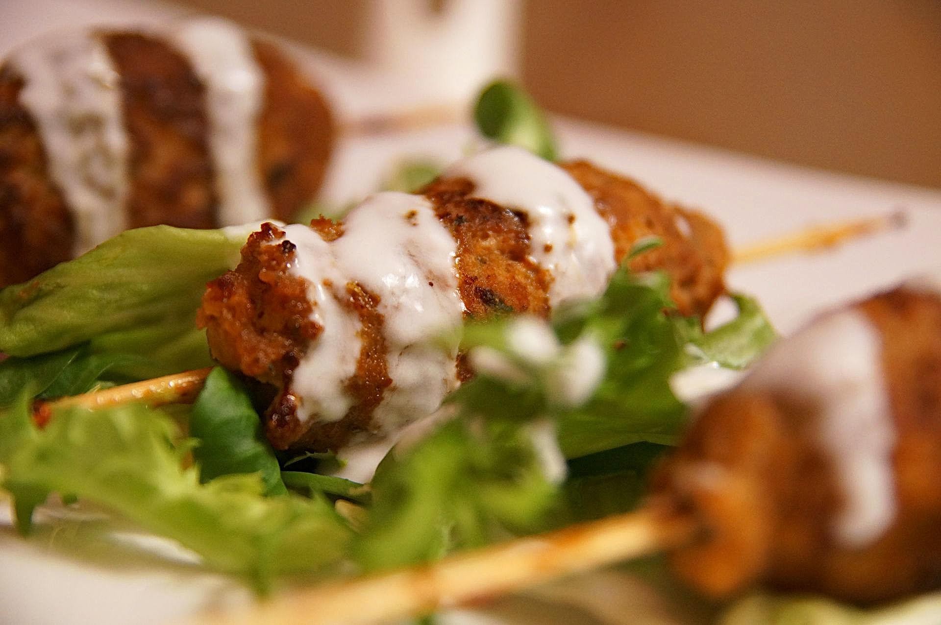 Kebabcze z kaszą jaglaną