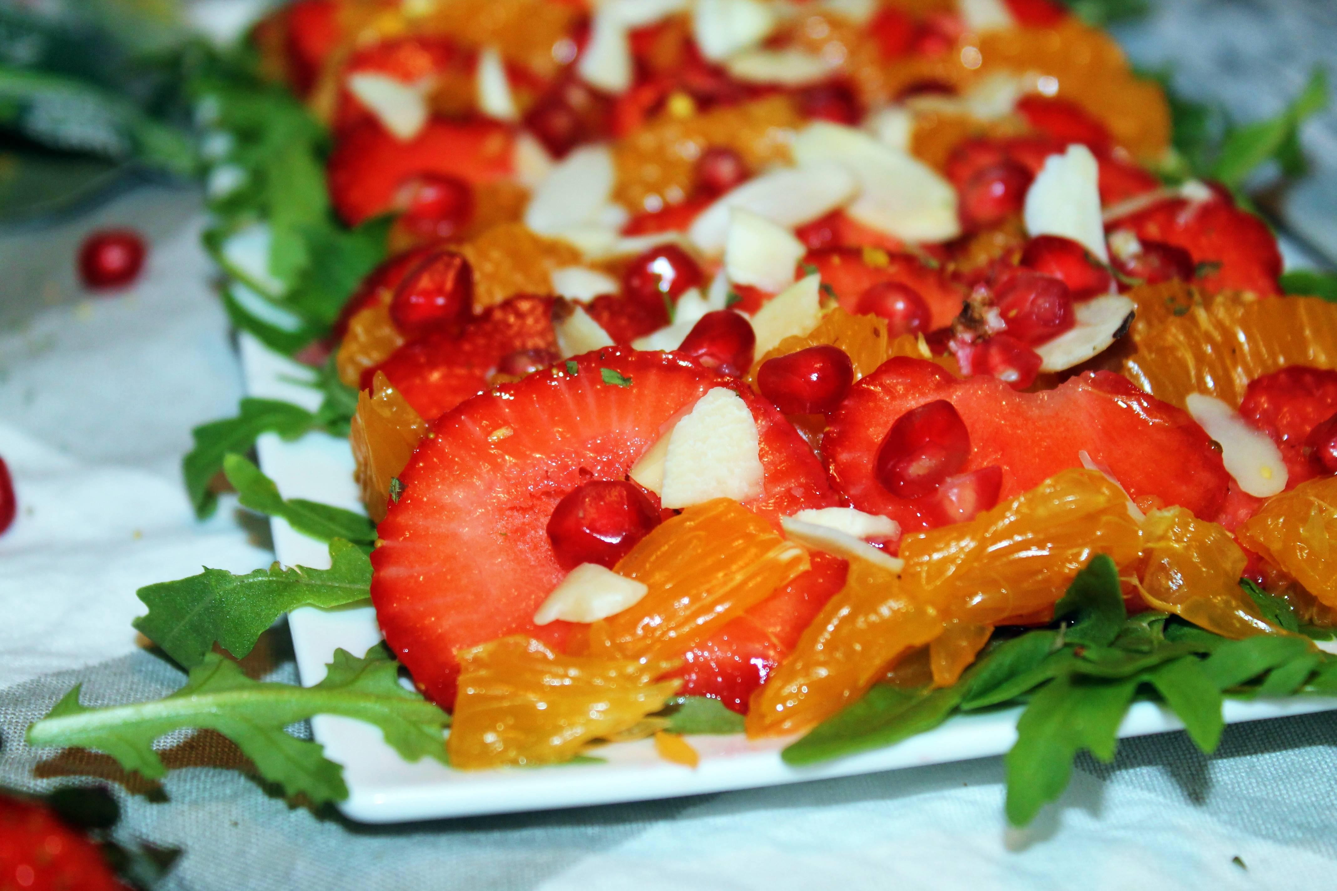 Carpaccio truskawkowe