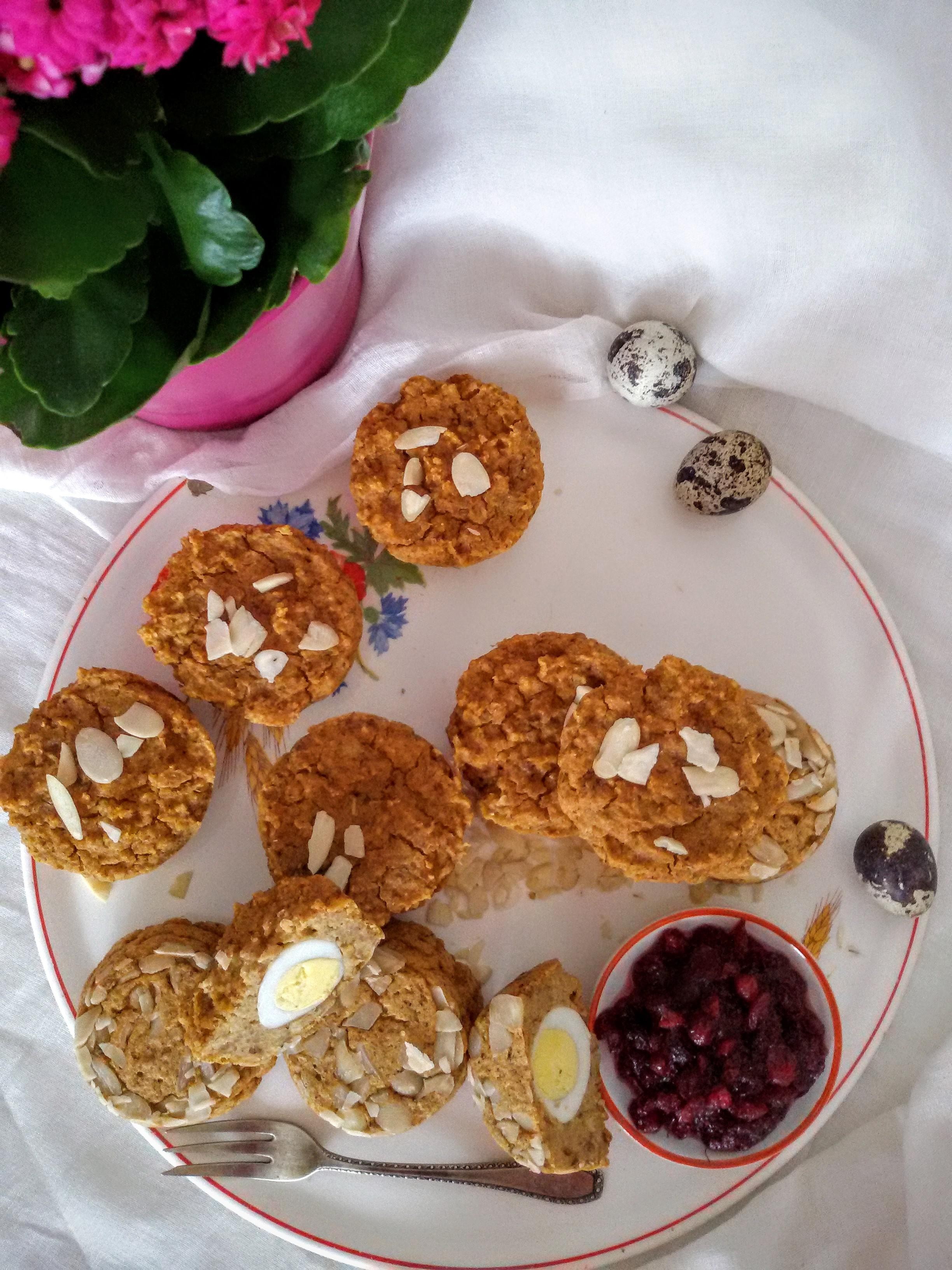 Muffinki z przepiórczymi jajeczkami