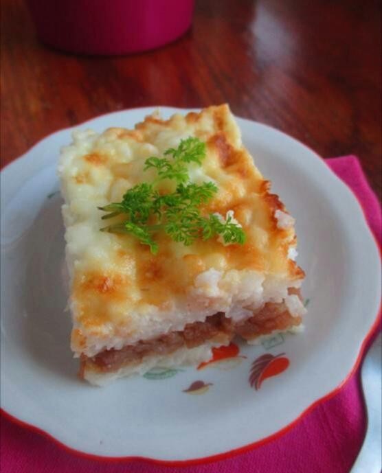 Ryż zapiekany z jabłkami