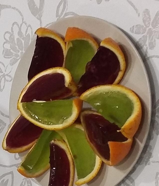 Galaretka w pomarańczy