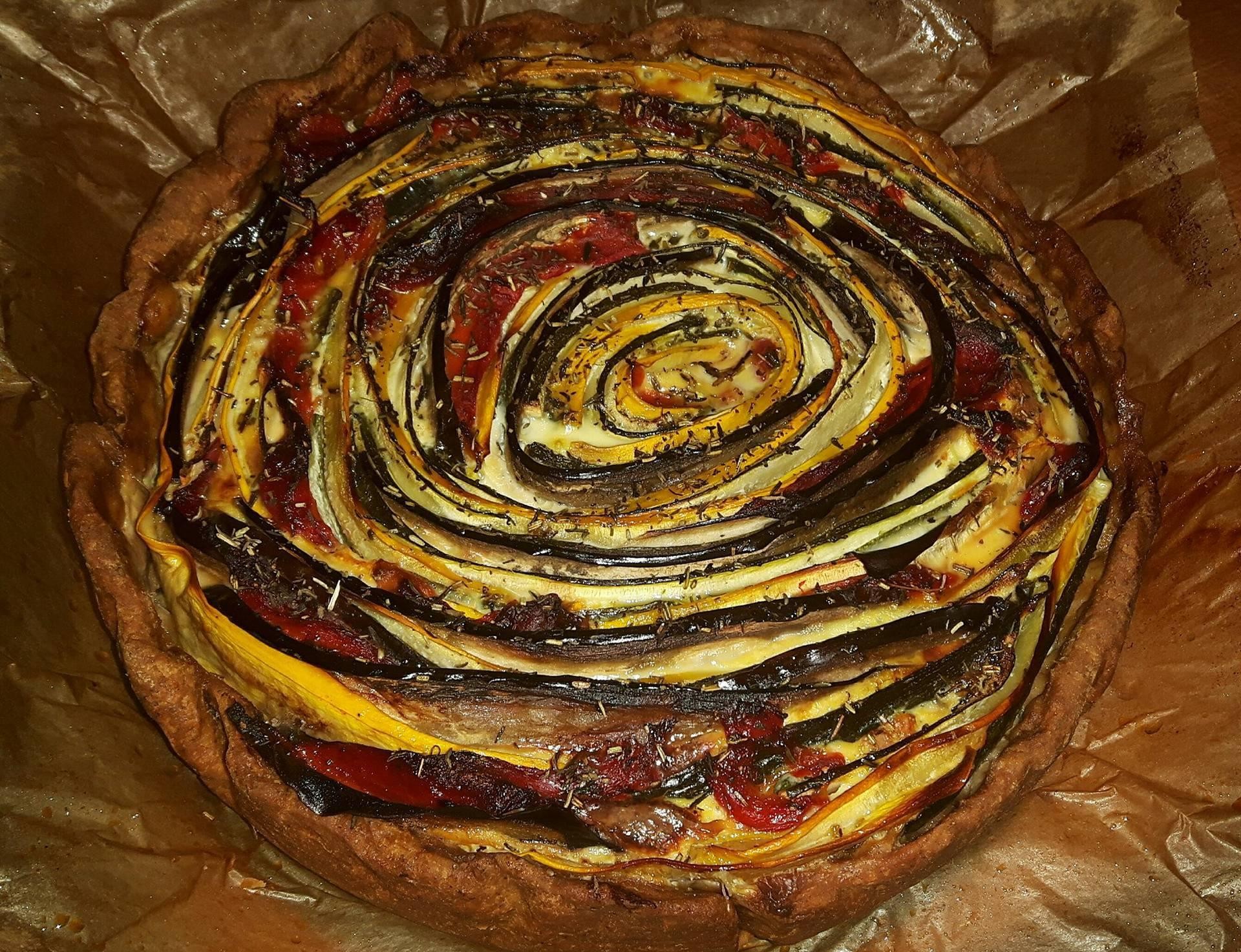 Rustykalna tarta warzywna 