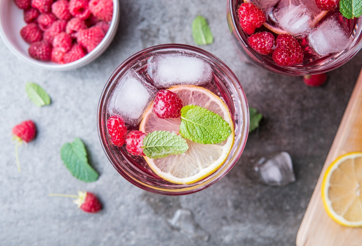 Lemoniada malinowa