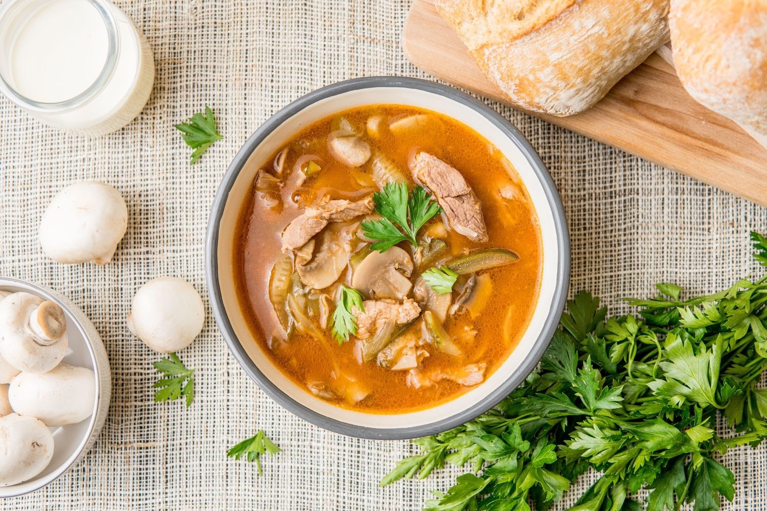 Beef stroganoff