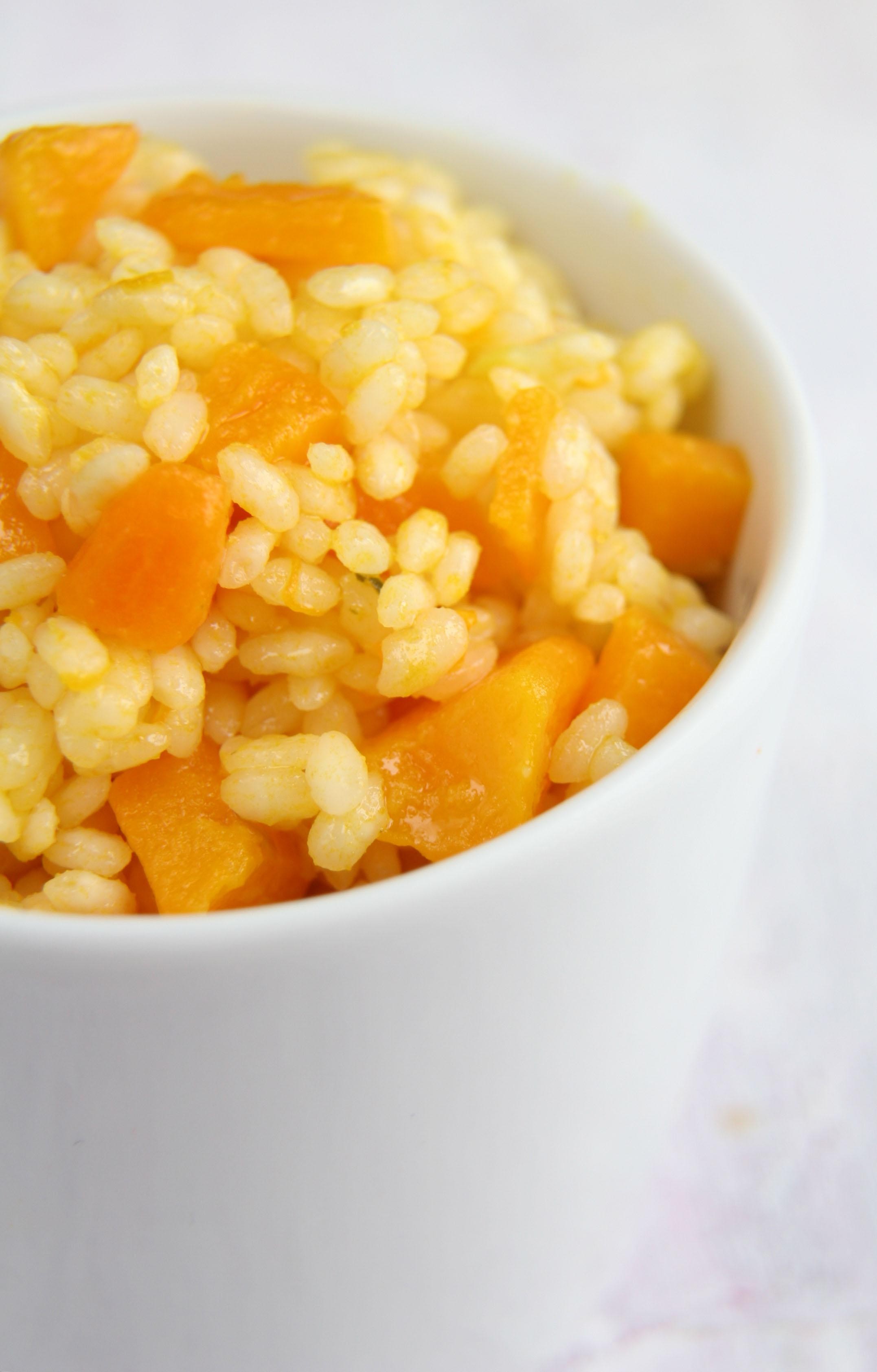 Maślane risotto z dynią
