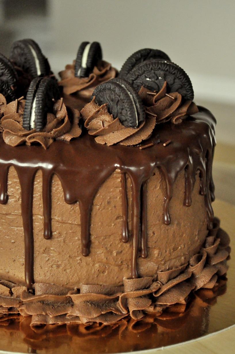 czekoladowe ciasto bez górki :)
