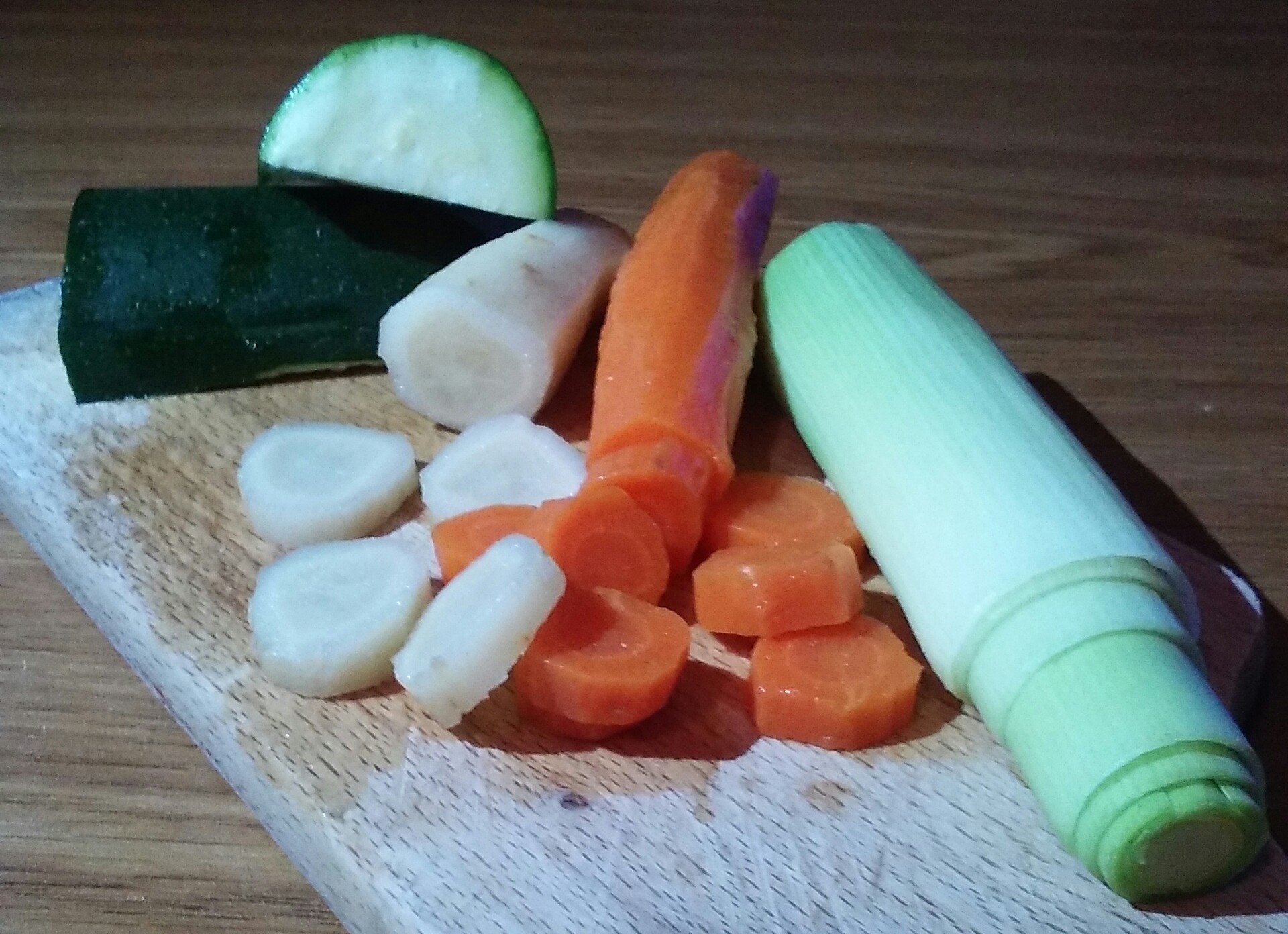 gotowane warzywa