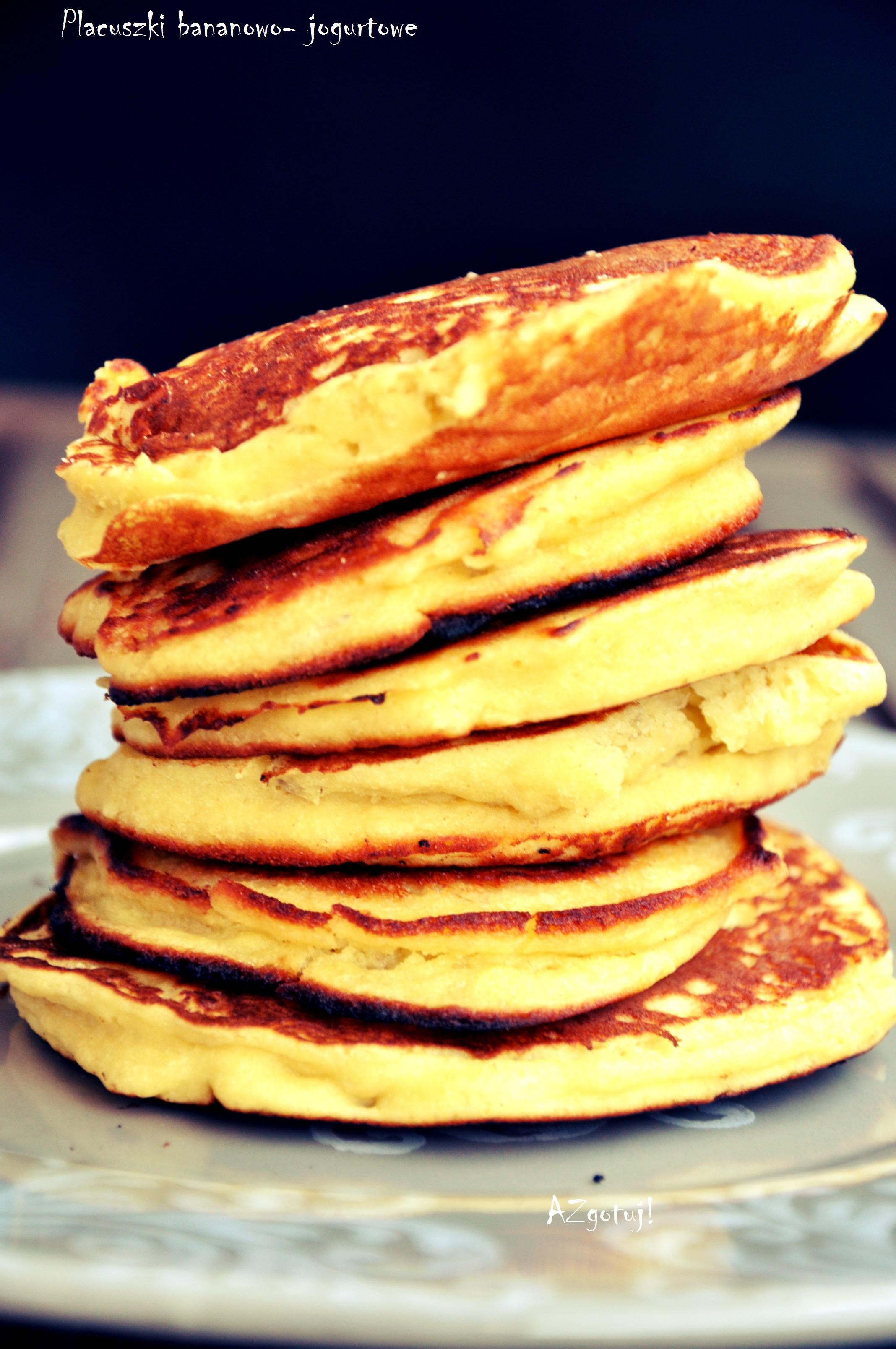 Kukurydziane pancakes bananowe